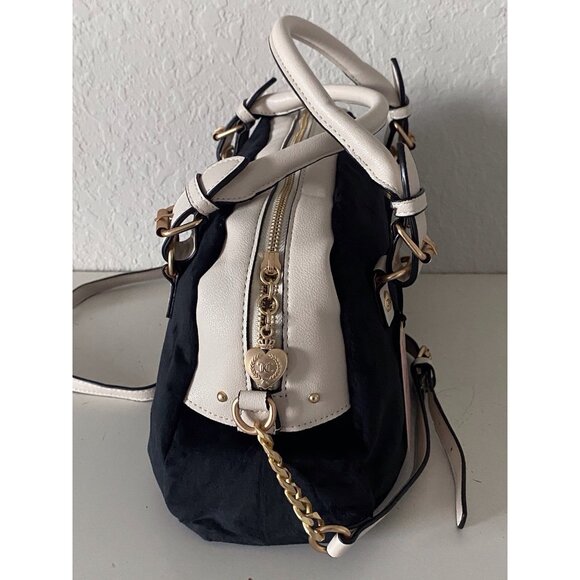 Juicy Couture The Key To Juicy Satchel Crossbody Liquorice Velvet Charm NEW - Picture 10 of 16
